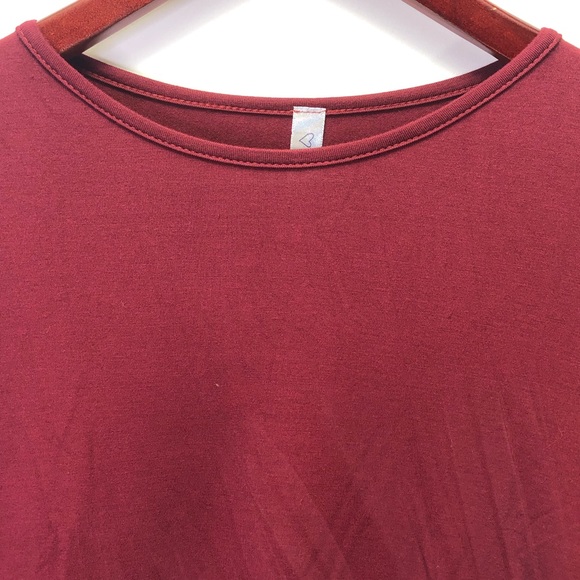 First Look Long Sleeve Top Cheetah Print Shirt Breathable Stretch Casual Red - Picture 4 of 6